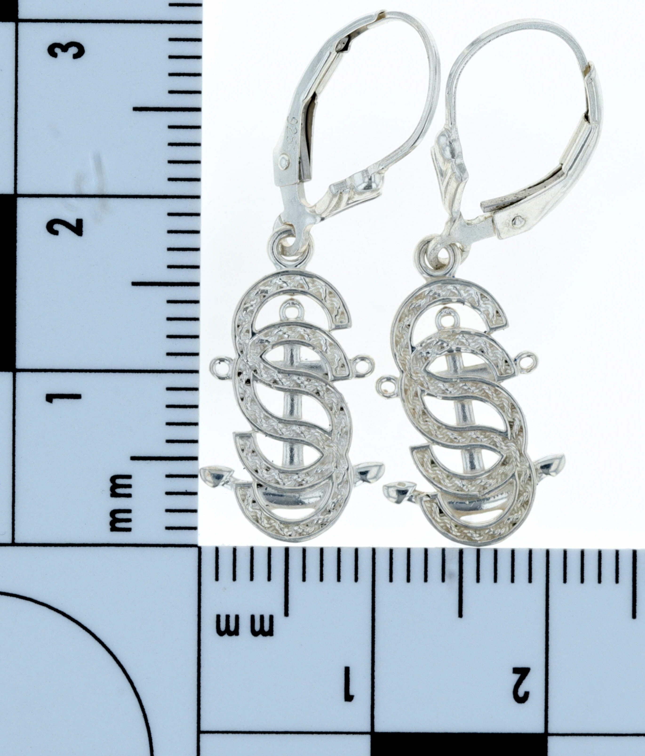 Rope Salty Sister Lever-Back Earrings