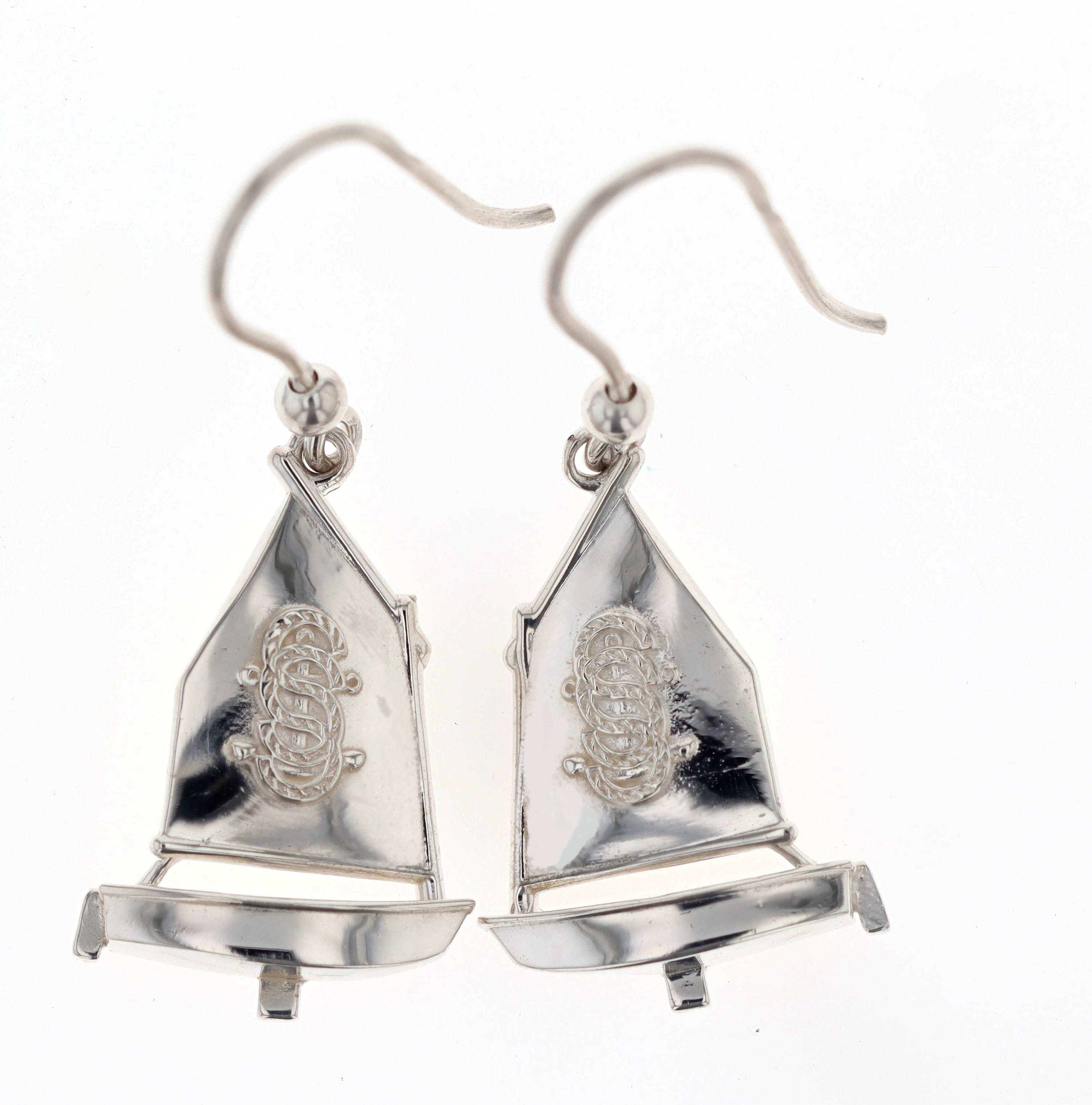 Salty Sister's Rope Anchor Pram Drop Hook Earrings