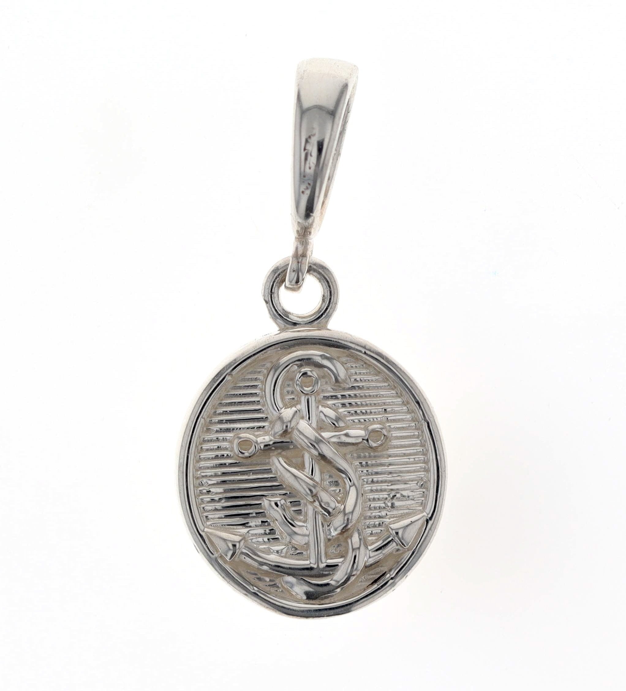 Salty Sister's High Polished Button Pendant