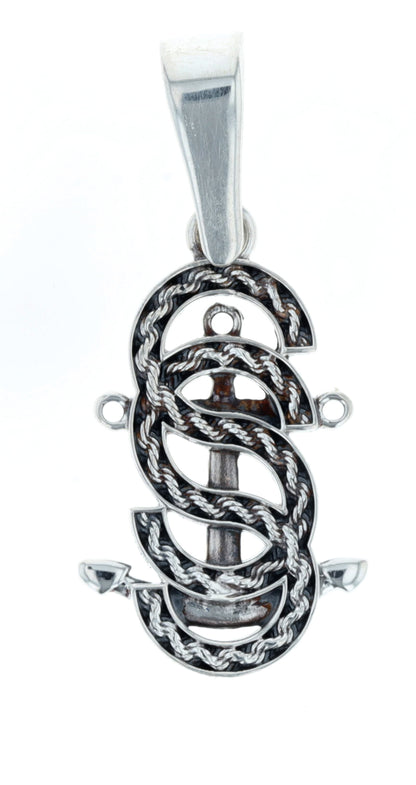 Salty Sisters Medium Size Anchor with Bail