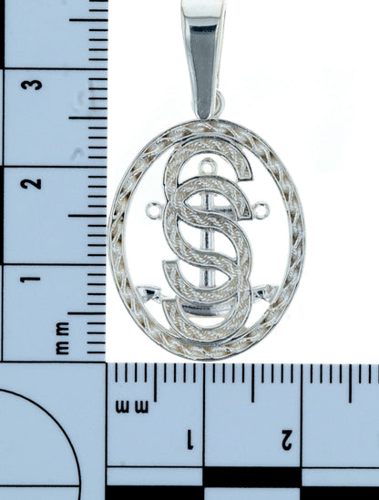 Medium Oval Salty Sisters Pendant
