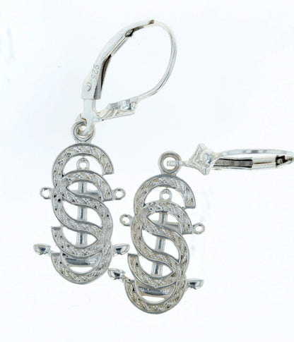 Rope Salty Sister Lever-Back Earrings