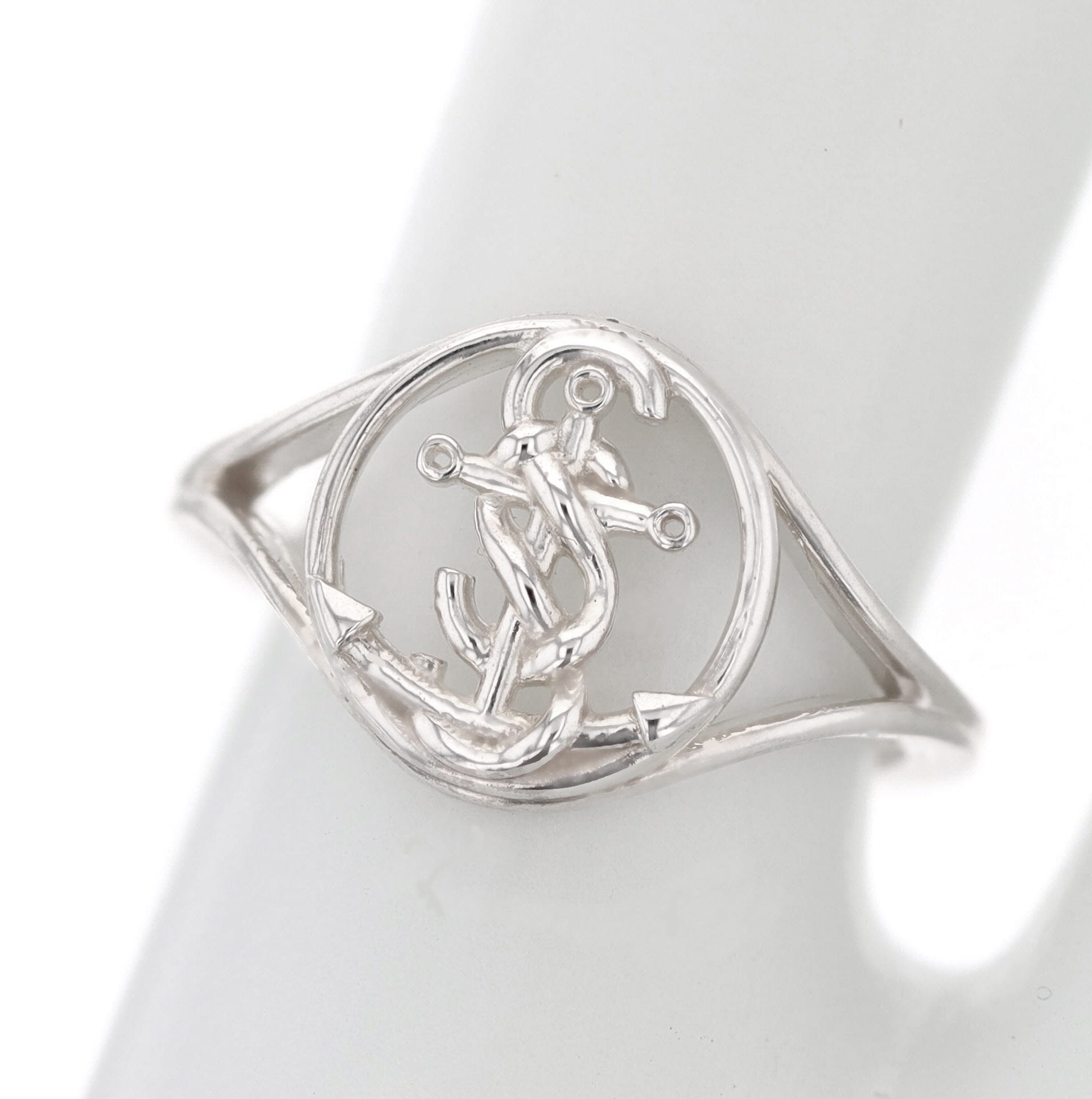 Small Salty Sister Anchor Ring